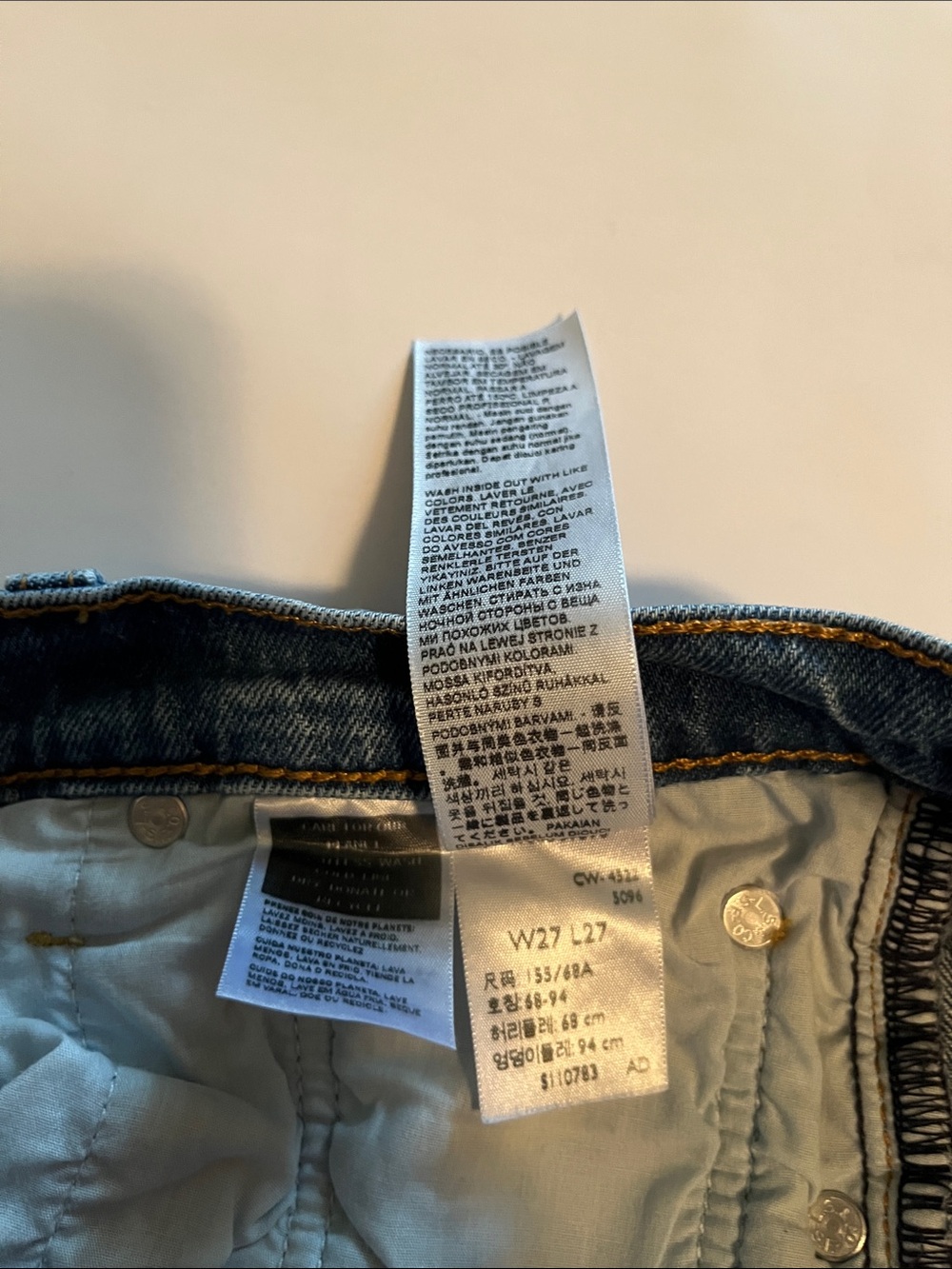 Levi’s Ribcage Straight Ankle High Rise Size 27 - Picture 13 of 16